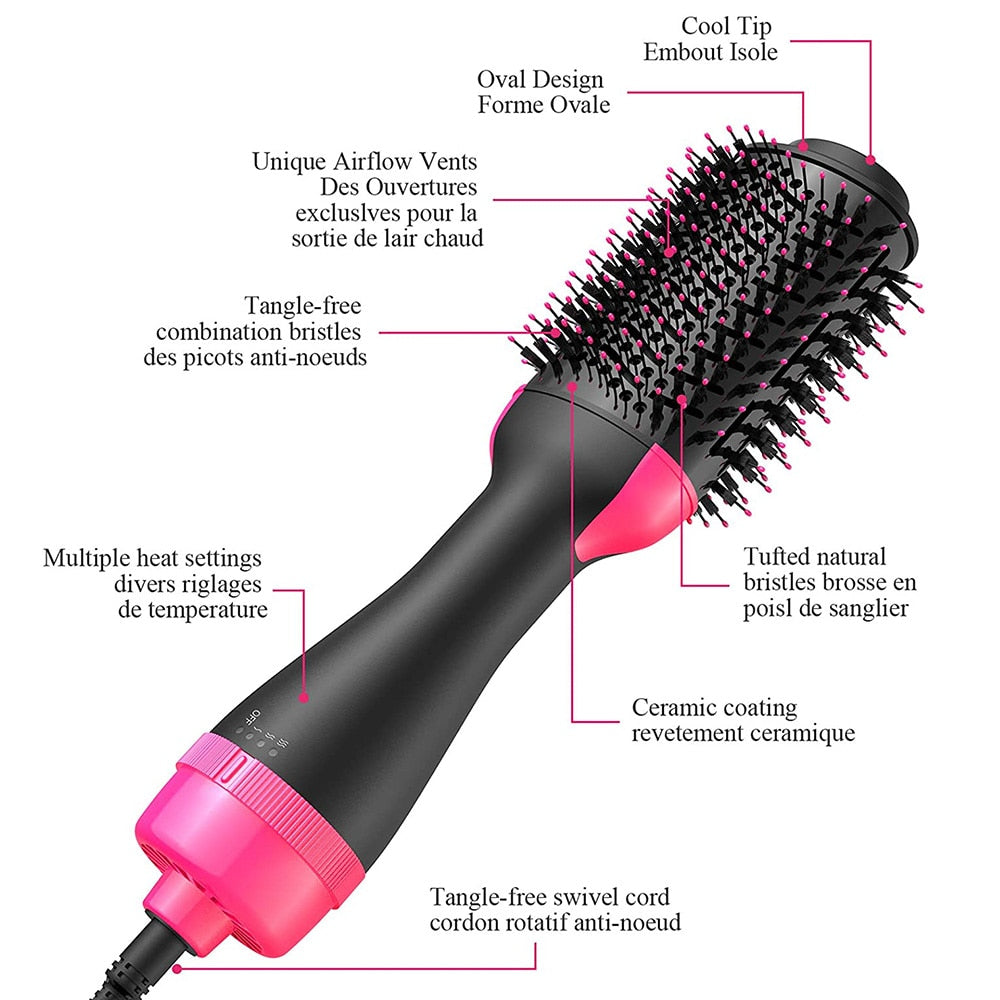 Hair Dryer Hot Air Brush